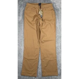 Texas Standard Pants Mens 32x32 Brown Chino Cotton Stretch 5-Pocket Straight